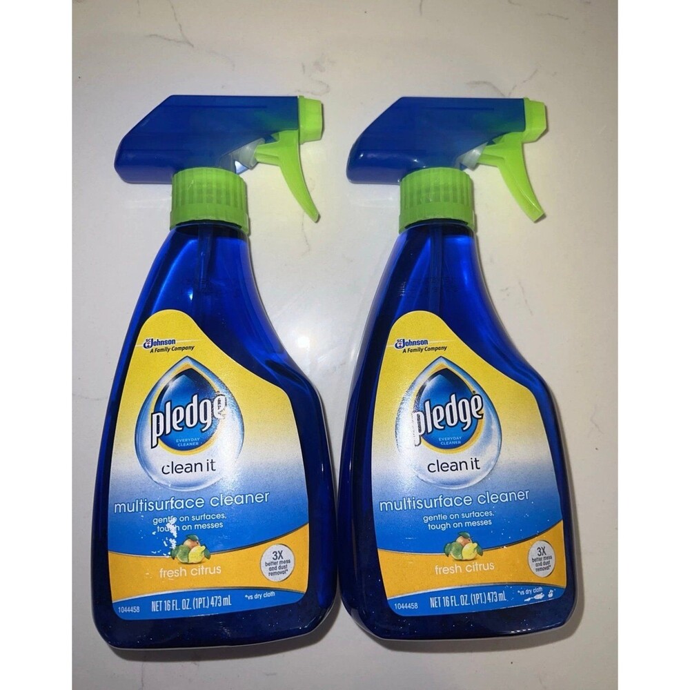 PLEDGE Multi-Surface CLEAN IT Fresh Citrus 16 Oz Lot of 2 NEW